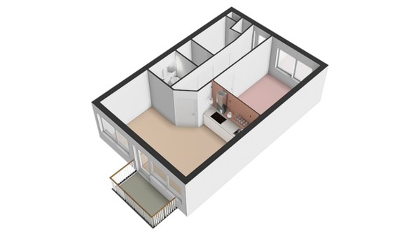 Floorplan - Vinkwijkseweg 2A14, 7038 AW Zeddam